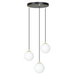Emibig Colgante De Luz Royal Acero Negro | Apta para 3x E14 - Max 10W