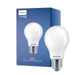 Philips Master LED E27 Pera Con Filamento Mate 10.5W 1521lm - 922-927 Dim To Warm | Mejor Reproducción De Color - Regulable - Reemplazo 100W