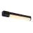 Nordlux Malaika 49 Luz De Pared Aluminium Negro 6W 540lm - 830 Luz Cálida | IP44