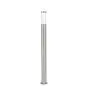 Eglo Lámpara de pedestal Helsinki Acero Inoxidable | IP44 - Apta para 1x E27 - Sensor De Movimiento